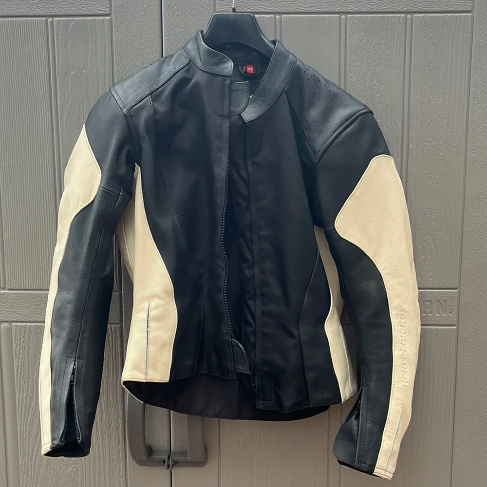 Motorcycle Ladies Jacket Leather - Picture 1 of 6